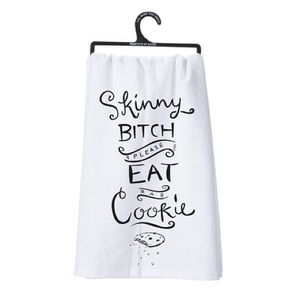 Primitives by Kathy Eat A Cookie Dish Towel